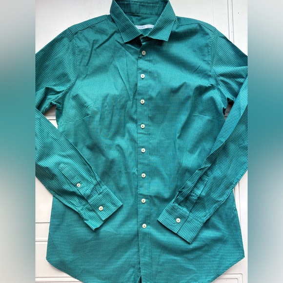 Southern Tide Tops - Southern Tide Women’s‎ Green Gingham Button Down Shirt Size 6